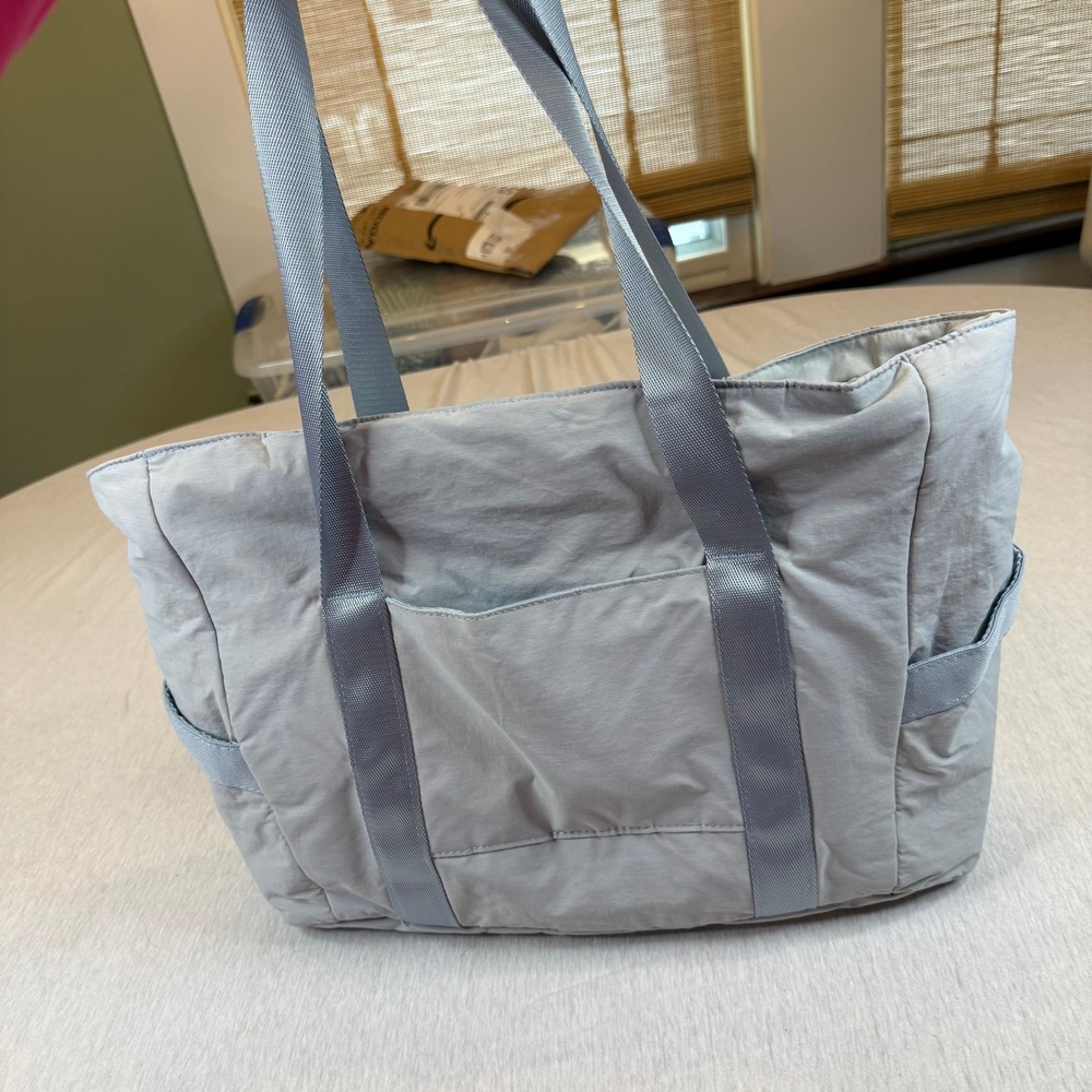 Bagsmart Light‎ blue pilates Gym Tote Bag Yoga Mat Strap Travel Carryall Large - Picture 5 of 7